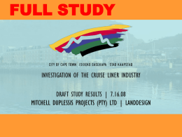 Full Study - Cruise Liners