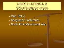 North Africa/Southwest Asia I