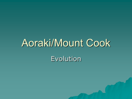 Aoraki/Mount Cook