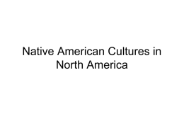 Native American Cultures in North America