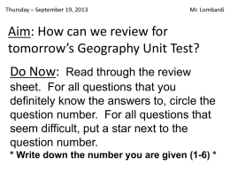 Geo09 - GeographyReview
