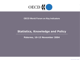 OECD World Forum on Key Indicators