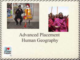 copy of advanced placement human geography
