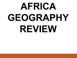 Africa Study Game Review