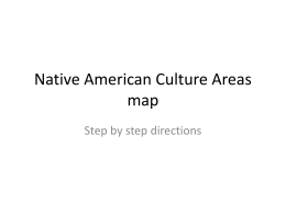 Native American Culture Areas map