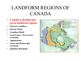 landforms_of_canada 2013