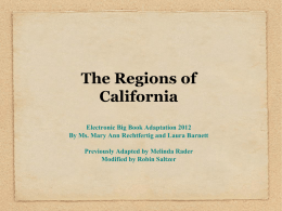 The Important Big Book of The Regions of California