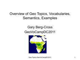 Intro to Geo-Topics