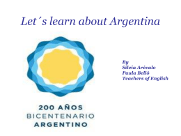 Let´s learn about Argentina