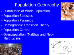Population - TeacherWeb