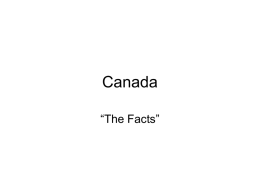 Canada(Facts).