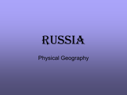 russia - Geography