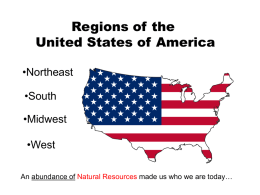 US Regions - TeacherWeb