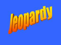 Jeopardy P.P.