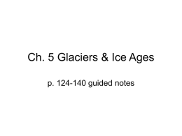 Ch. 5 Glaciers & Ice Ages