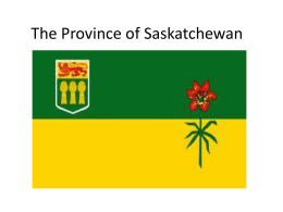 The Province of Saskatchewan Sample Assignment