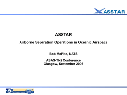 Airborne Separation Operations in Oceanic Airspace