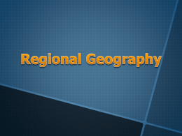 regional geography - Leaving Certificate Geography