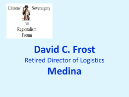 Regionalismx - David Frost