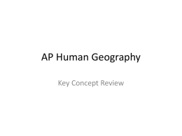 APHUG First Semester Reviewx