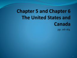 Chapter 5 The United States