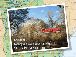Power Point on Georgia Geography
