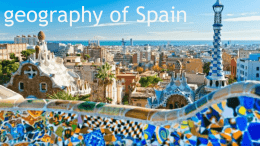 geography of Spain