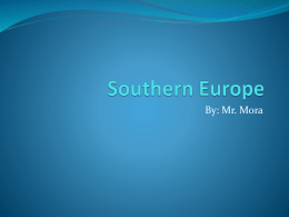 Physical Geography of Southern Europe