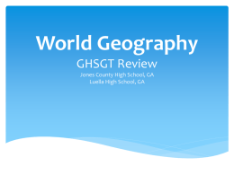 Physical Geography - Henry County Schools