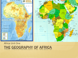 The Geography of Africa - Effingham County Schools