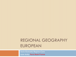 Regional geography European - Woods Geography