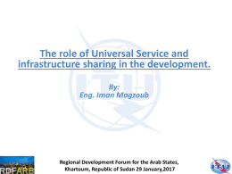 Eng. Iman Magzoub – Universal Services Specialist at NTC