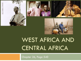 West Africa and Central Africa
