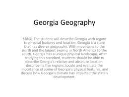 Georgia Geography - Henry County Schools