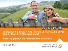 title of presentation - Sunshine Coast Business Council