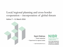 Ccross-border cooperation