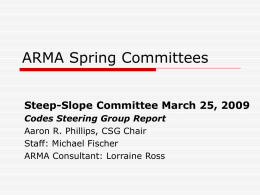 ARMA Spring Committees