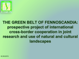 Green Belt of Fennoscandia