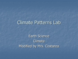 Climate Patterns Lab