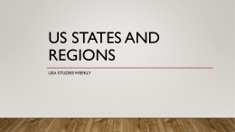 US STATES AND REGIONS