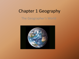 Chapter 1 Geography