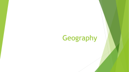 Geography - Mrs. Blackwell Social Studies