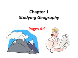 EASTERN WORLD - Ch 1 Geography power point notes