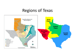 Regions of Texas - Northwest ISD Moodle