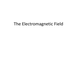 The Electromagnetic Field