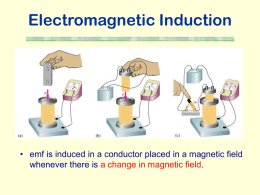 3.5 Electromagnetic Induction