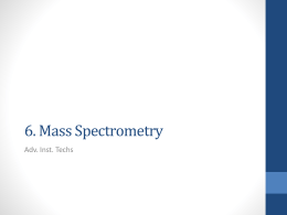 10. Mass Spectrometry
