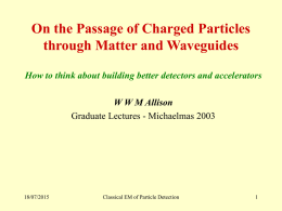 The Classical Electromagnetism of Particle Detection