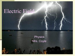 Electric Field - Tenafly Public Schools