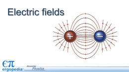 The electric force in an electric field